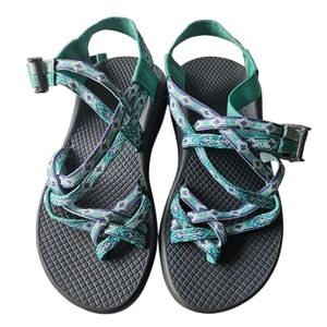 CHACO ZX/2 Classic Teal Purple Sandals